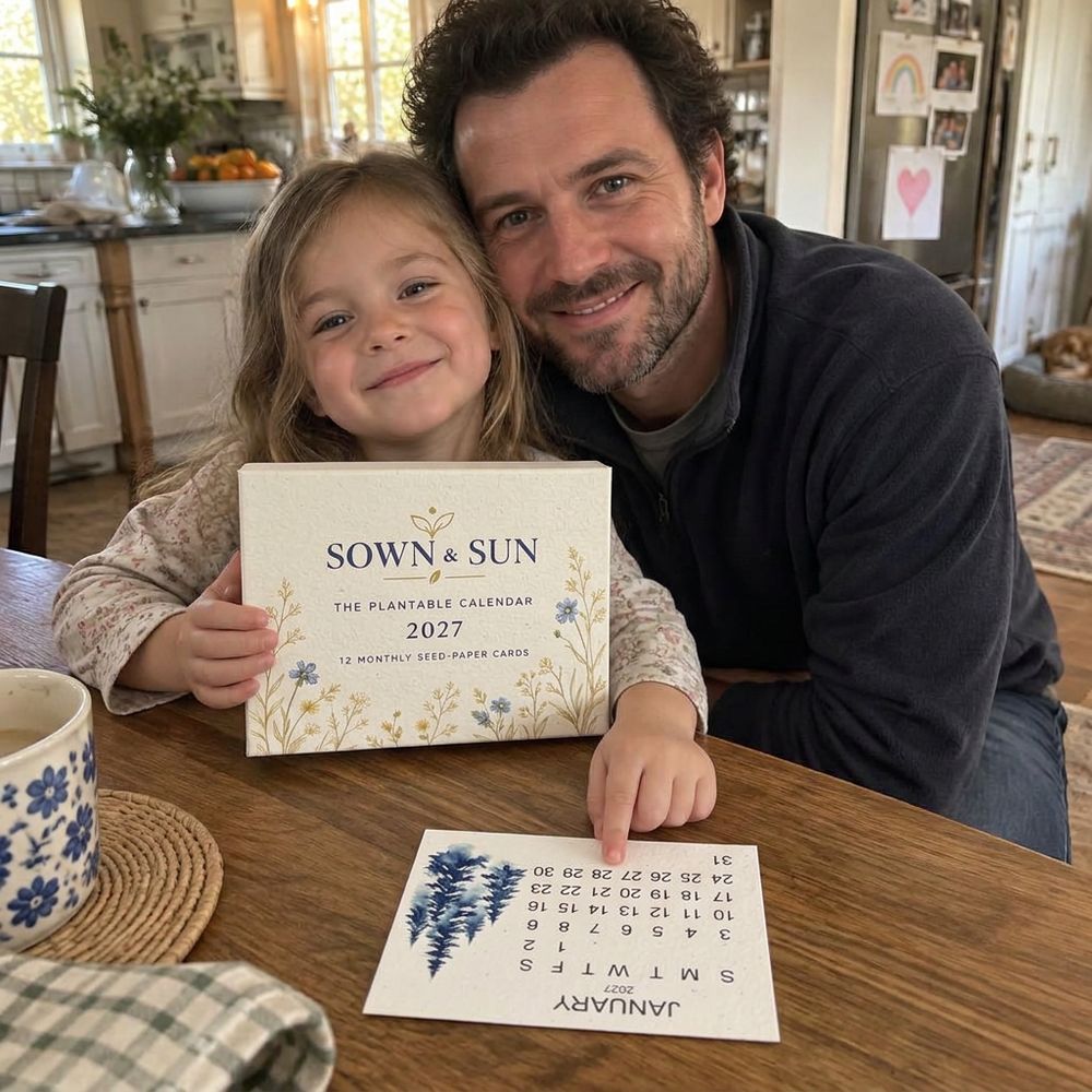 Illustrative photo of the Sown & Sun calendar