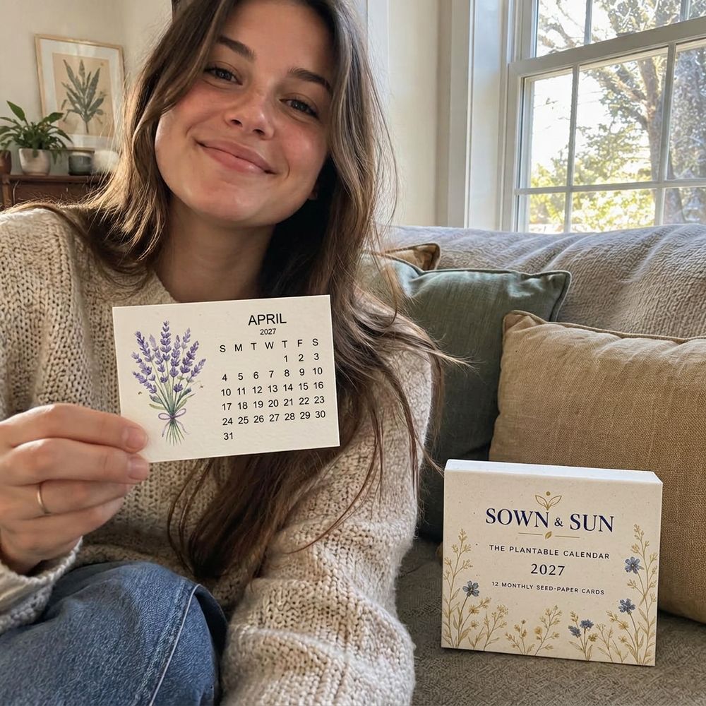 Illustrative photo of the Sown & Sun calendar