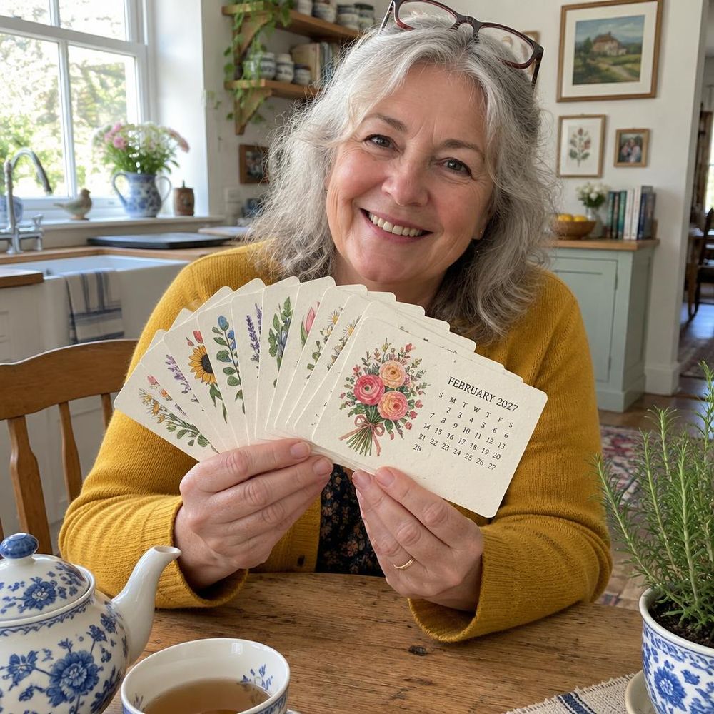 Illustrative photo of the Sown & Sun calendar