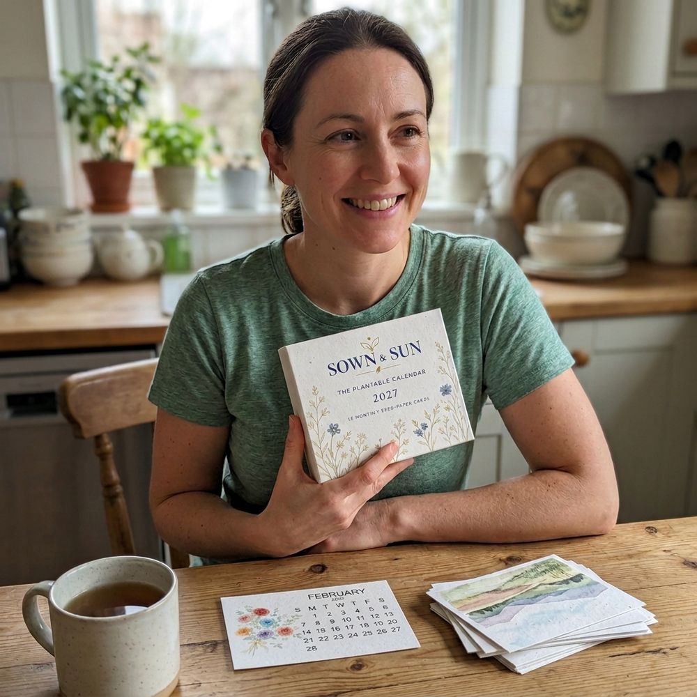 Illustrative photo of the Sown & Sun calendar
